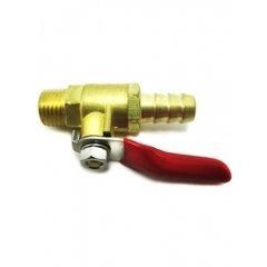 1/4" MNPT x 3/8" Barb Brass Shut-Off Valve | Moeller 033306-10
