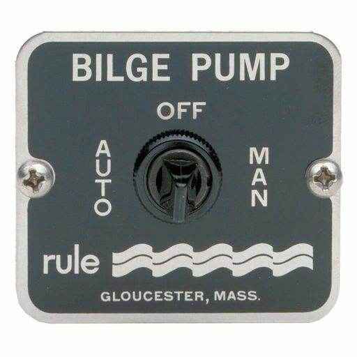 3 - Way Toggle Switch Bilge Panel Dash Mounted | Rule 45 - MacombMarineParts.com