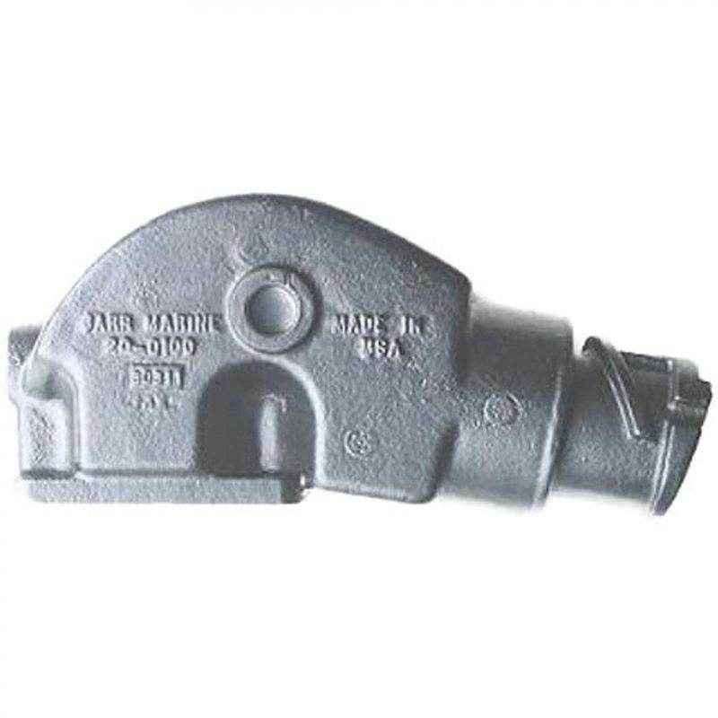 4 in. Exhaust Riser | Barr Marine 20 - 0100 - MacombMarineParts.com