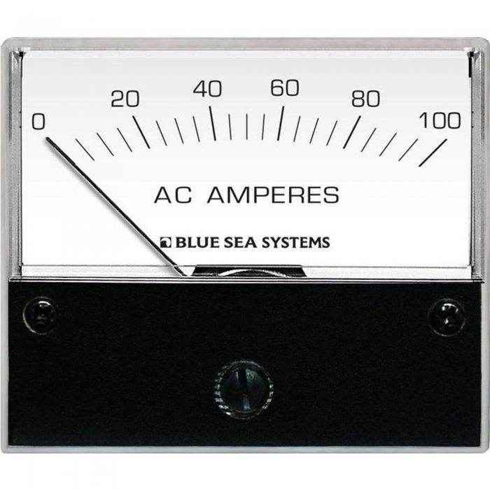 Blue Sea 0-100 Amp Ac Analog Ammeter 8258