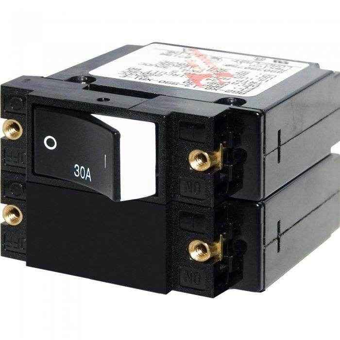 Blue Sea Circuit Breaker, Rocker Rsd A2 30A 7574
