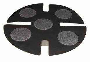 Bottom cap for bottom of support pole DSBCAP