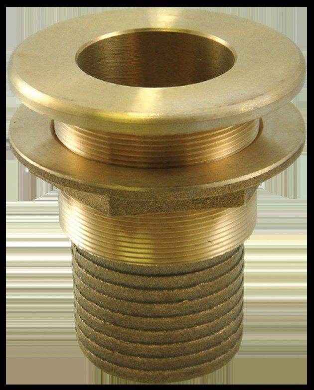 Buck Algonquin 5/8 In. Hose Barb Bronze Thru Hull 00Thh062