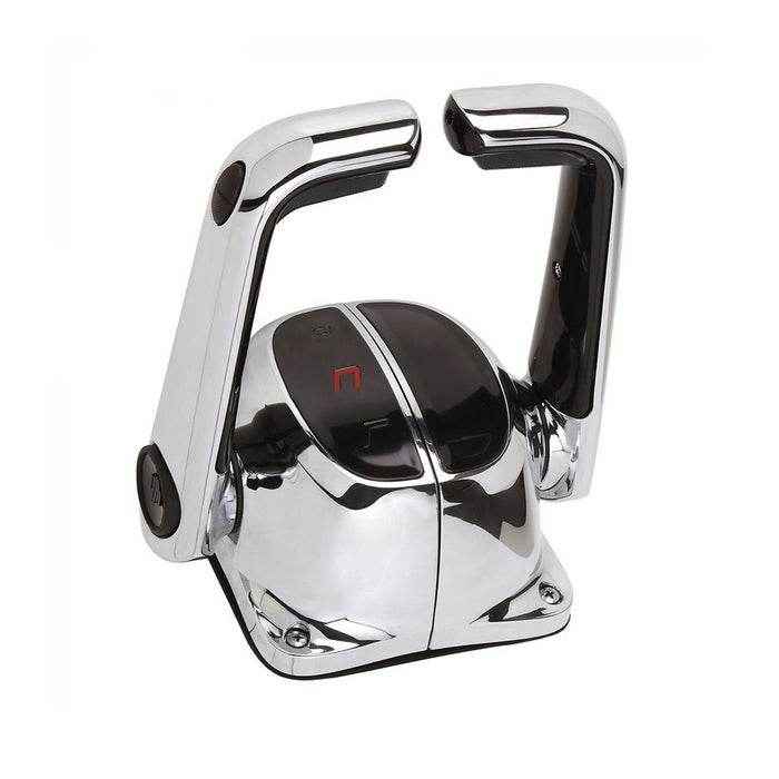 Chrome Dual Lever Top Mount Control with Interlock & Trim | Uflex B502CHT/L