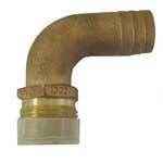 Gross Mechanical 1 In. 90 Degree Bronze Pipe To Hose Adapter Pth