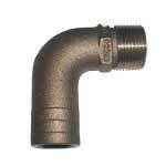Gross Mechanical 3/4 In. Npt-90 X 1 In. Id Hose Barb Ffc-750