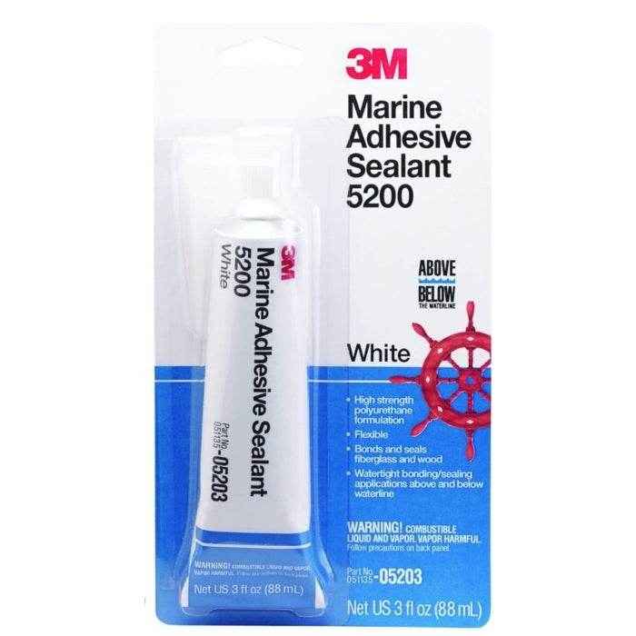 Marine Adhesive Sealant White 5200 - 3 oz. | 3M 05203