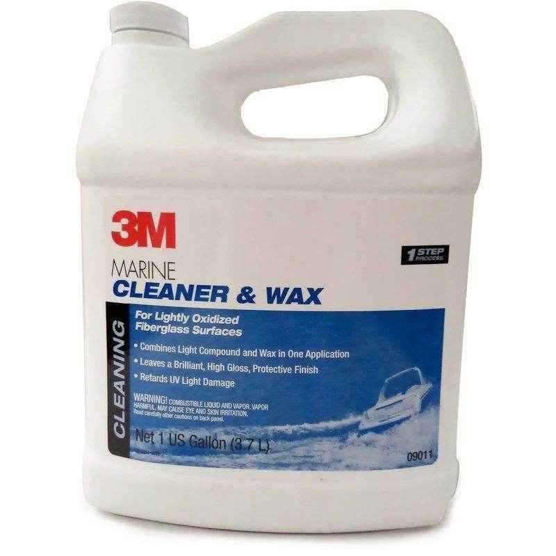 Marine Fiberglass Cleaner and Wax - 1 Gallon | 3M 09011