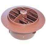 Msi 4 In. Brown Round Damper Vent