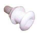 Omc 3/4 In. White Plastic Thru Hull 504291