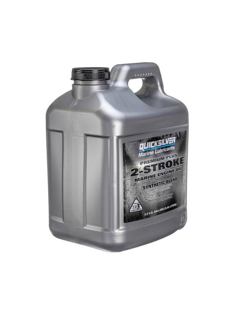 Quicksilver – Premium Plus 2-Stroke Marine Engine Oil | Synthetic Blend | 858028Q01