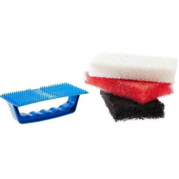Scrub Pad Kit with Handle - Fine/Medium/Coarse | Star Brite 040023PW