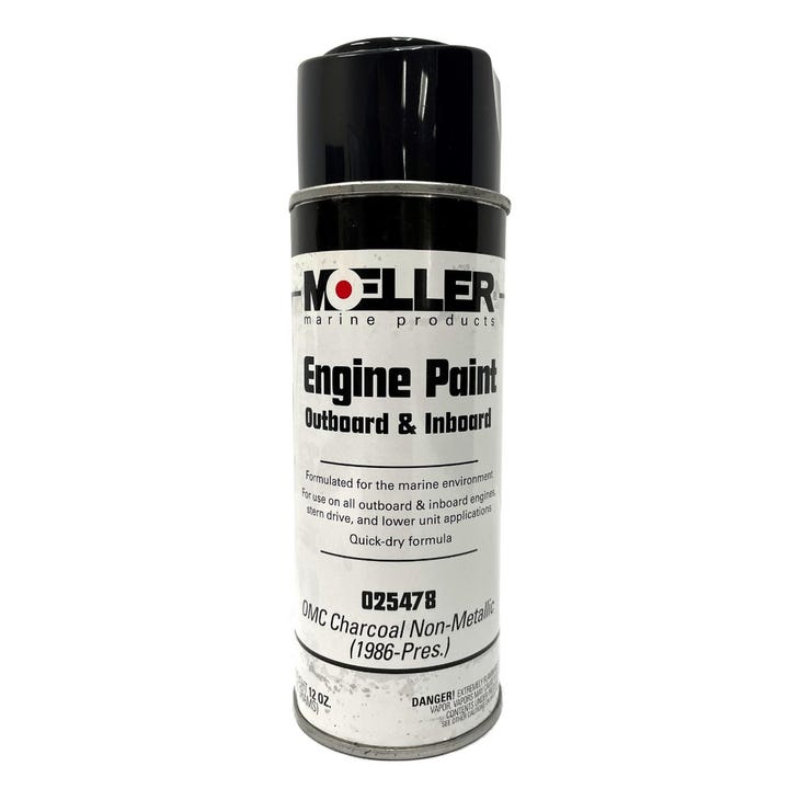 Spray Paint OMC Charcoal Non-Metallic | Moeller Marine 025478