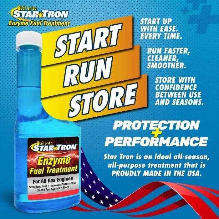 Star Tron Shooter Enzyme Gasoline Fuel Treatment | Star Brite 14301