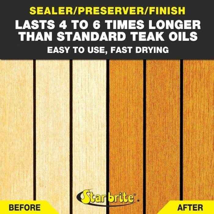 Teak Oil Premium Golden - 1 Gal. | Star Brite 085100