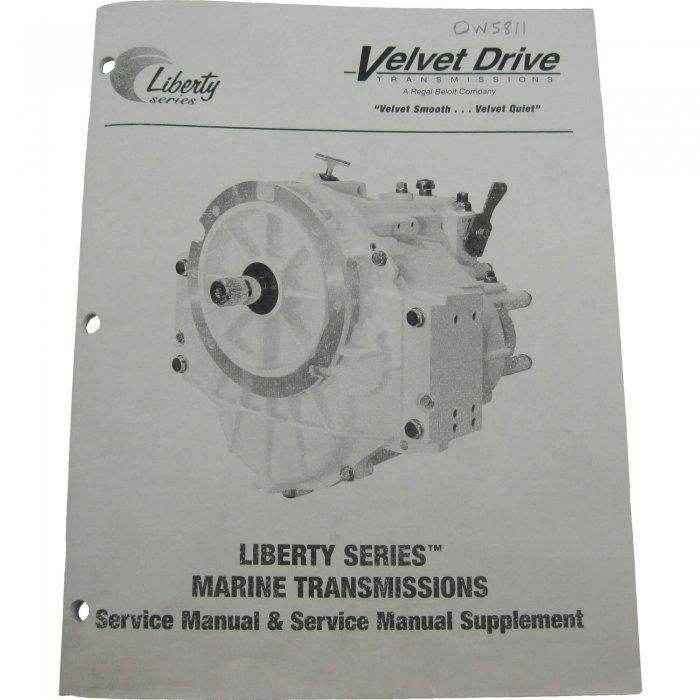Velvet Drive Liberty Series Service Manual 5811