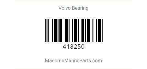 Volvo Bearing 418250