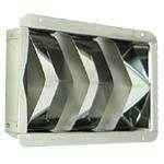 Whitecap Industries Stainless Steel 3-Louvered Ventilator S-1392
