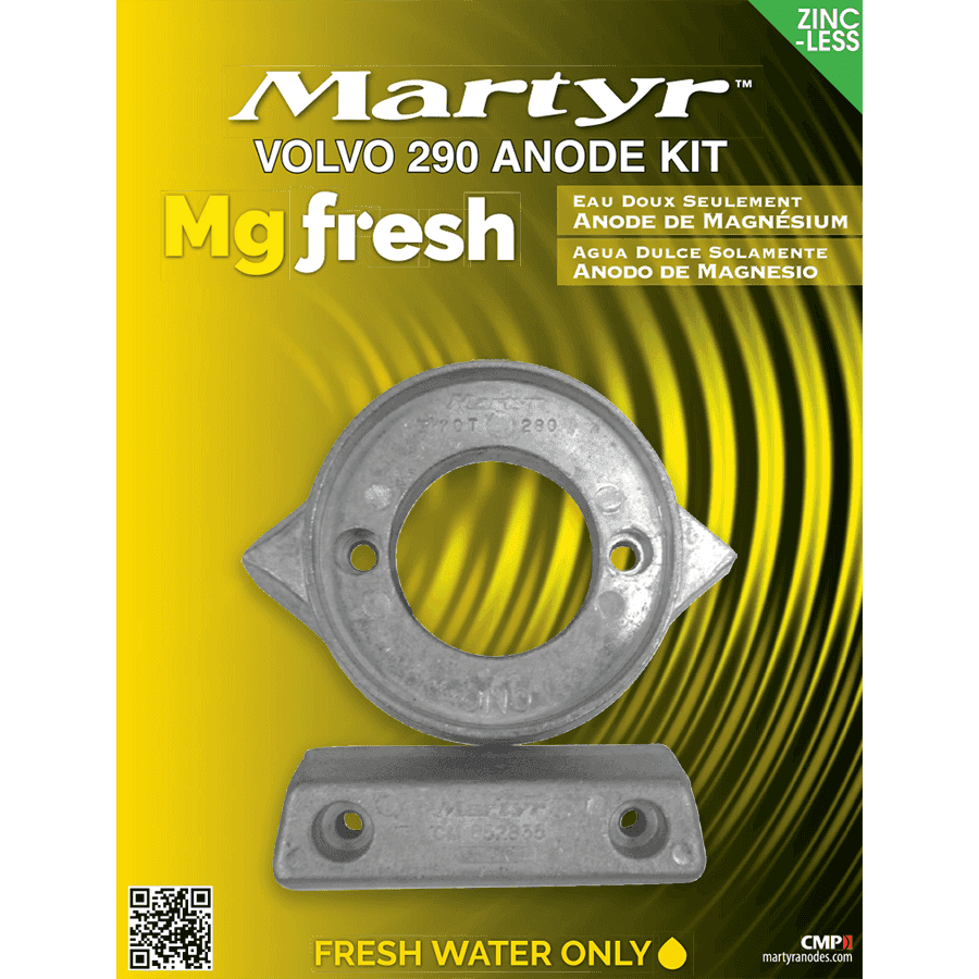 Volvo Penta 290 Anode Kit | Martyr CM290KITM - MacombMarineParts.com
