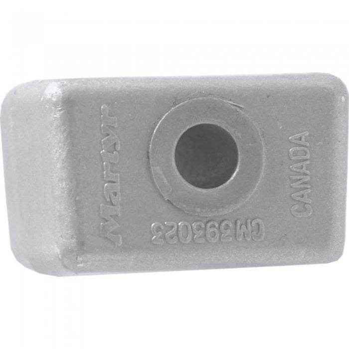 Bombardier Zinc Gearcase Block Anode | Martyr CM393023Z - MacombMarineParts.com