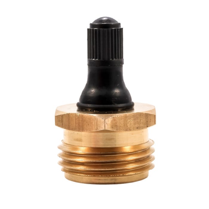 Brass Blow Out Plug with Schrader Valve | CAMCO-36153-MacombMarineParts.com