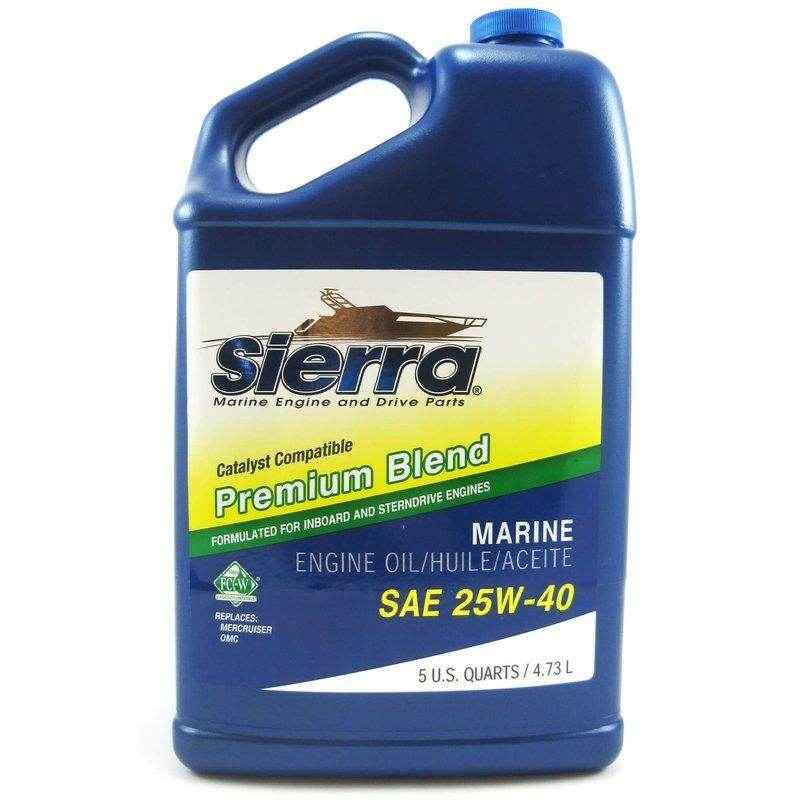 Catalyst Marine Engine 5 Quart 25W - 40 | Sierra 18 - 9400CAT - 4 - MacombMarineParts.com
