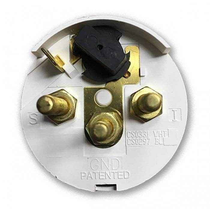 Chesapeake White Rudder Angle Gauge | Faria Beede Instruments 13822 - MacombMarineParts.com