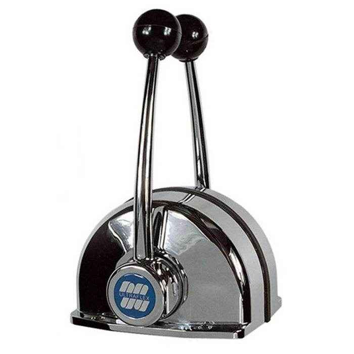 Chrome Dual Control | UFLEX B - 104 - MacombMarineParts.com