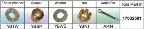 Fixed Hub Prop Hardware Kit - Yamaha, Type B | Solas 17032501 - MacombMarineParts.com