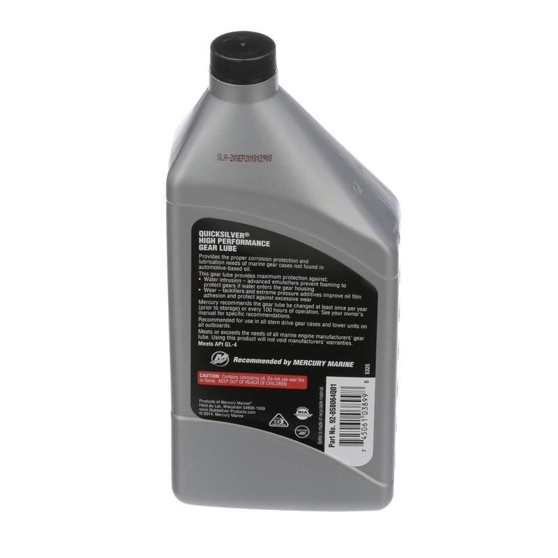 High Performance SAE 90 Gear Lube and Pump Kit 802891Q05