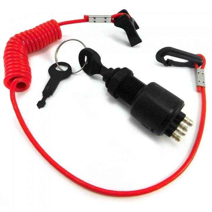 Ignition Switch and Lanyard | BRP 5005801 - MacombMarineParts.com