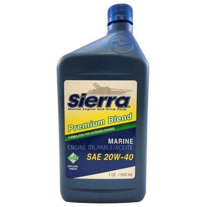 Premium Blend Outboard Engine Oil 1 Quart 20W - 40 FC - W | Sierra 18 - 9450 - 2 - MacombMarineParts.com