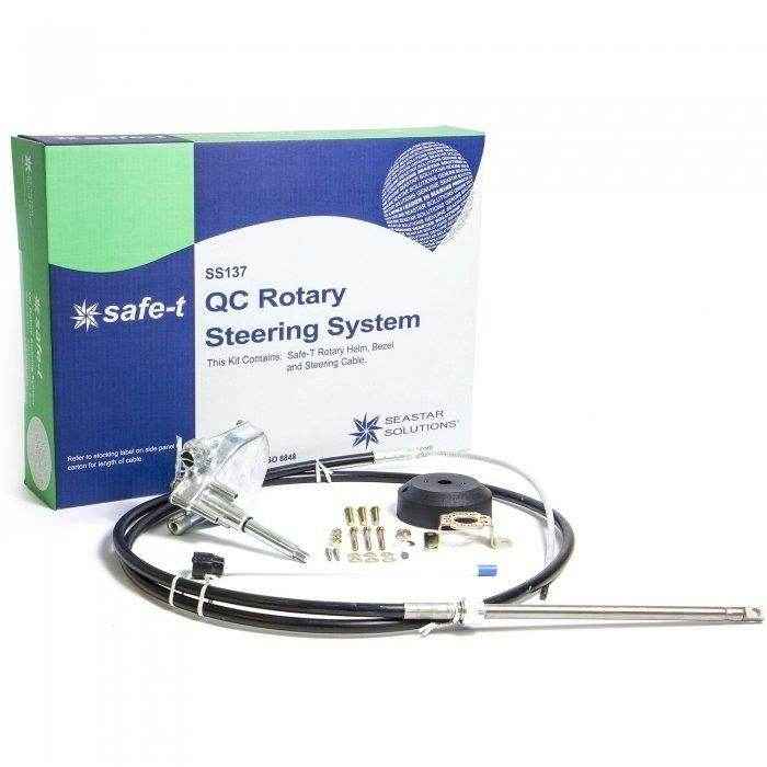 Safe - T Quick Connect Rotary Steering Kit 18Ft | SeaStar SS13718 - MacombMarineParts.com