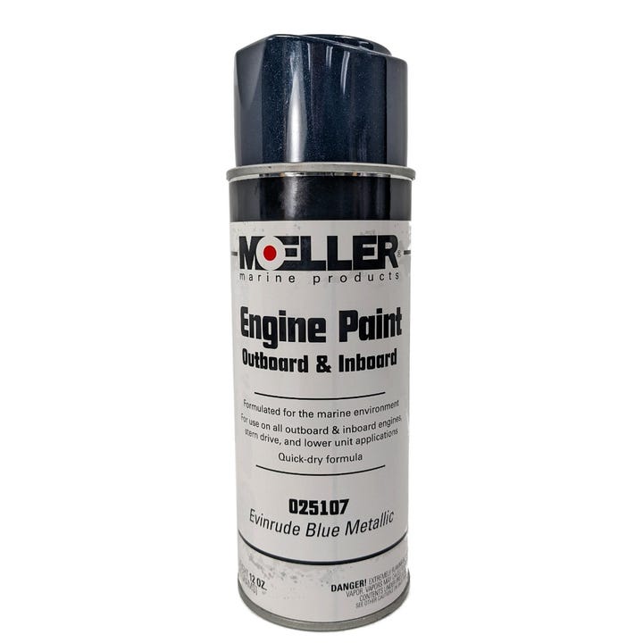 Spray Paint Engine Evinrude Blue Metallic | Moeller Marine 025107 - MacombMarineParts.com