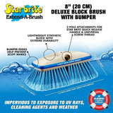 Premium Medium Scrub Brush with Rubber Bumper - 8 in. | Star Brite 040162 - macomb-marine-parts.myshopify.com