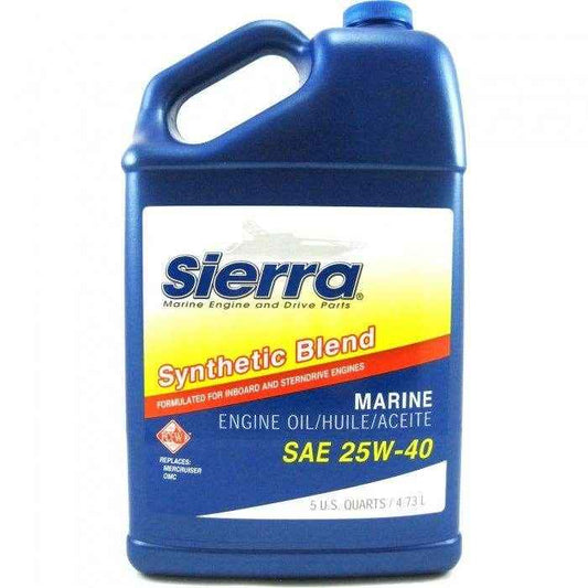 Synthetic Blend Engine Oil 5 Quart 25W40 | Sierra 18 - 9440 - 4 - MacombMarineParts.com