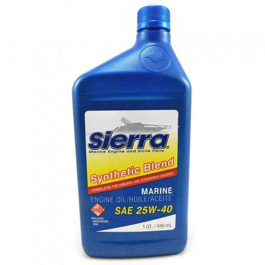 Synthetic Blend Inboard Engine Oil Quart 25W - 40 | Sierra 18 - 9440 - 2 - MacombMarineParts.com