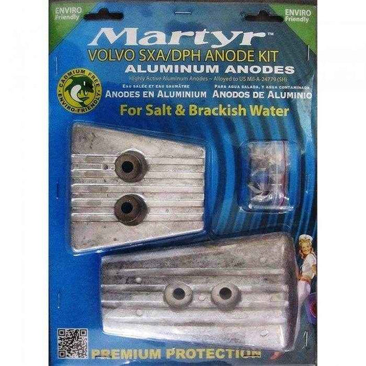 Volvo Penta SX - A/DPS Aluminum Anode Kit | Martyr CMSXAKITA - MacombMarineParts.com