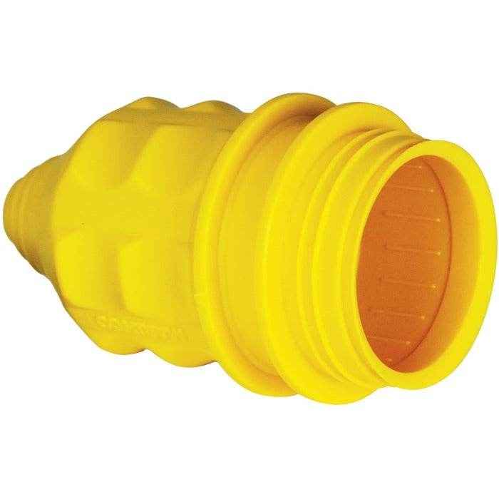 Weatherproof Cord End Cover 30 Amp Yellow | Marinco 102N - MacombMarineParts.com