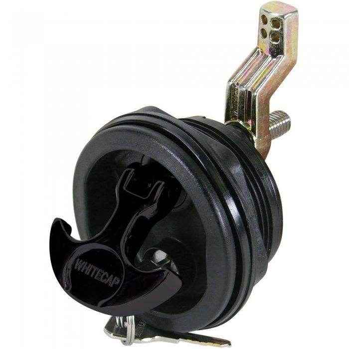 Whitecap Black Nylon Locking T - Handle Latch (No - Cam) 3226B - MacombMarineParts.com