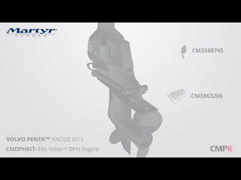 Anoden-Kit Zink Volvo Penta DPH | Martyr CMDPHKITZ