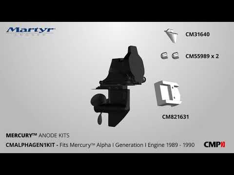 Mercruiser Alpha I Aluminium Anodenkit | Martyr CMALPHAGEN1KITA