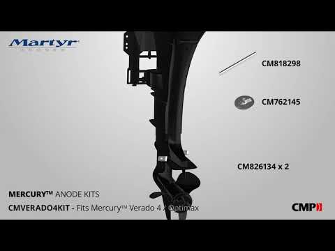 Aluminium-Anoden-Kit Mercury Verado 4 Optimax | Martyr CMVERADO4KITA