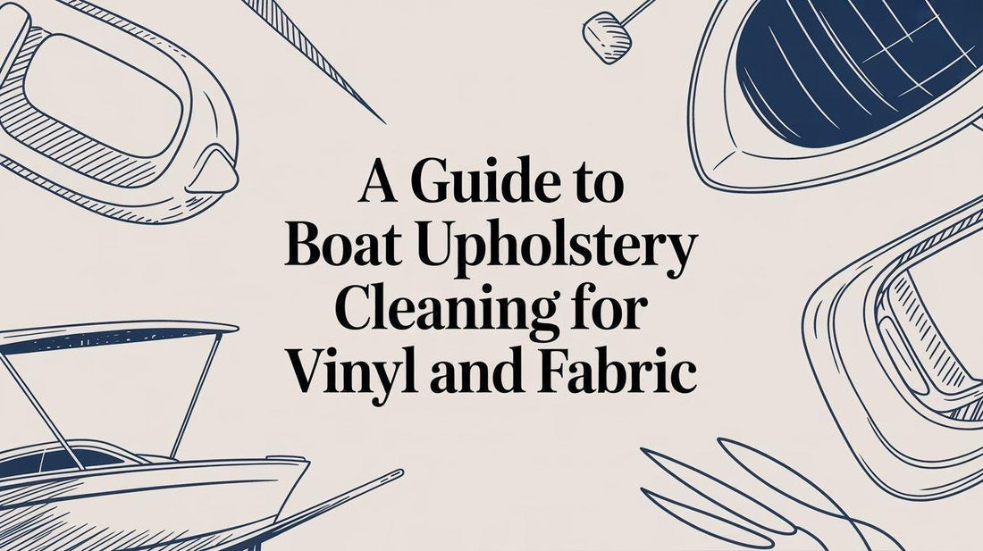 A Guide to Boat Upholstery Cleaning for Vinyl and Fabric - MacombMarineParts.com