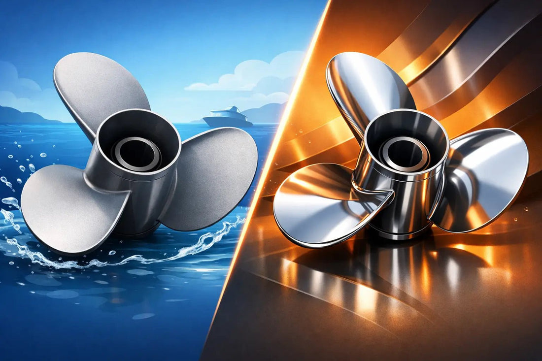 Aluminum vs Stainless Propellers