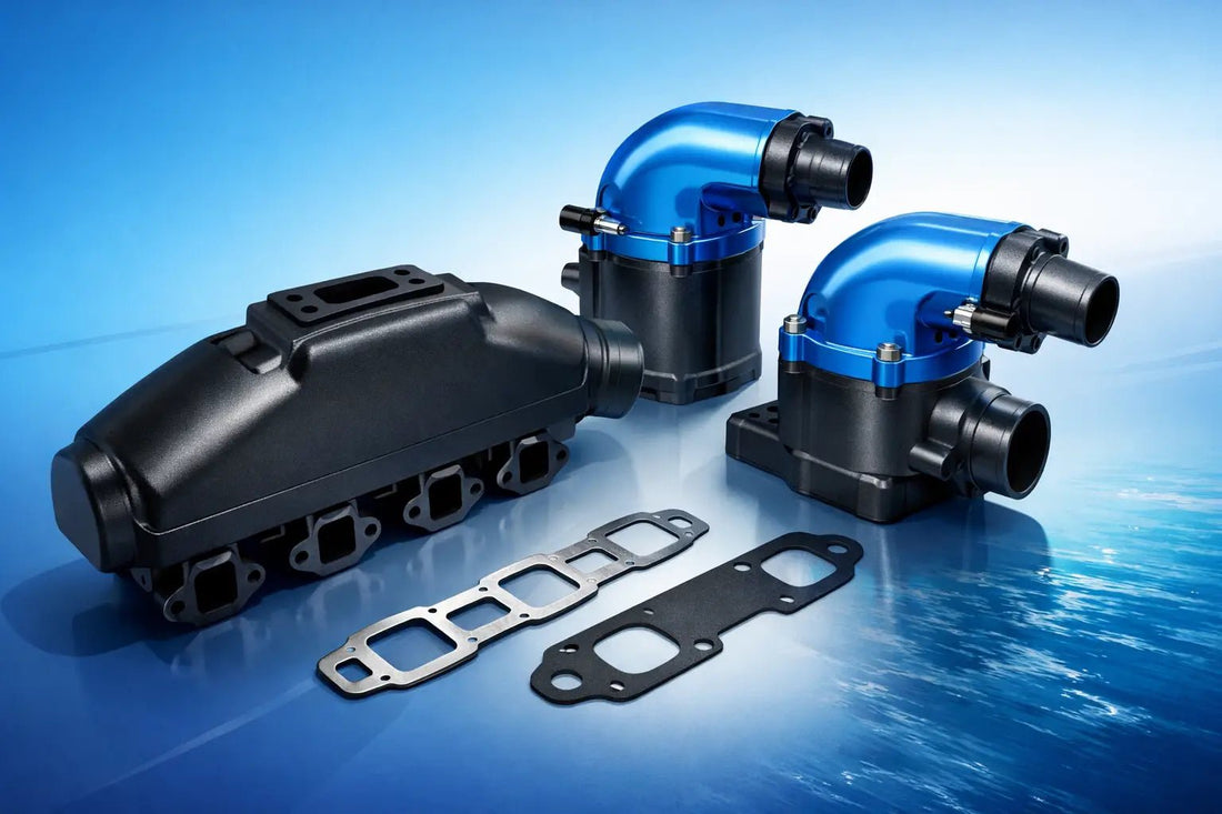 Crusader 6.0L Exhaust Manifolds and Risers