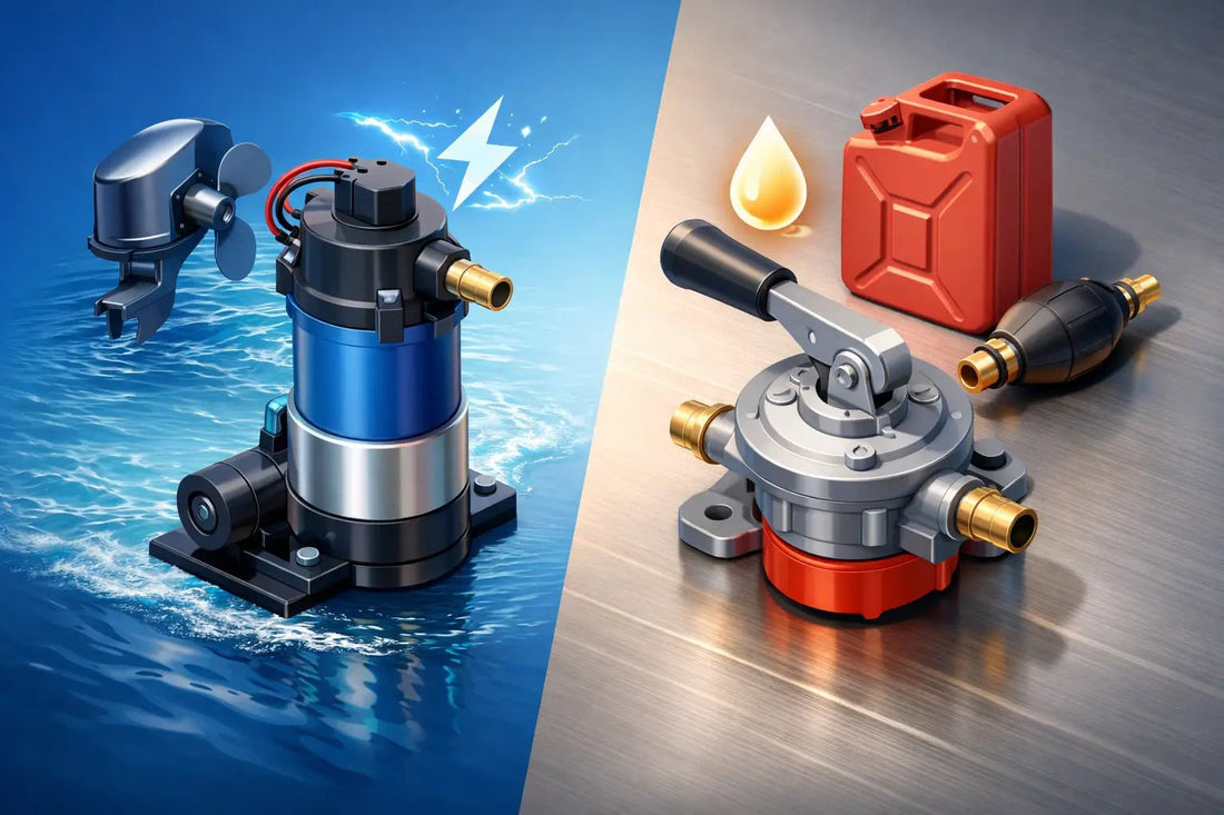 Marine Electric Versus Manual Fuel Pump