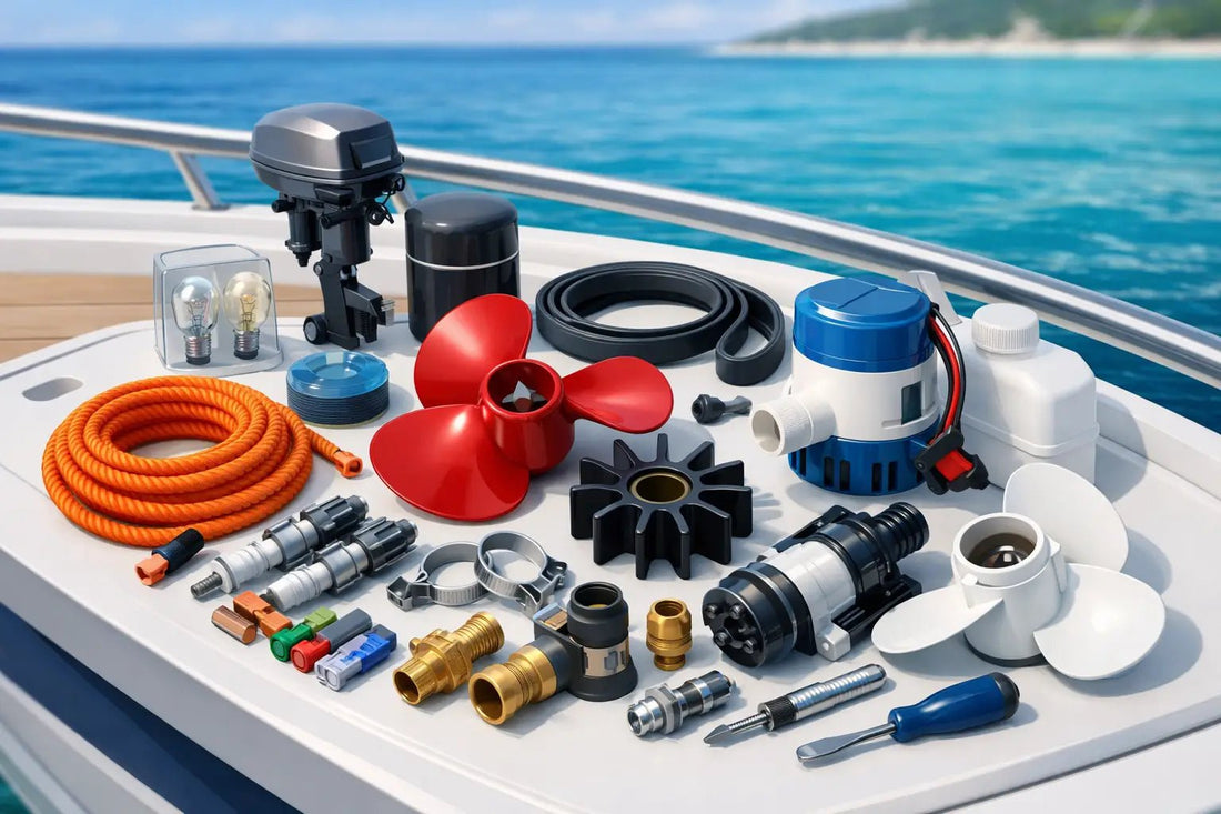 12 Spare Parts to Always Keep Onboard Your Boat