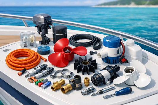 12 Spare Parts to Always Keep Onboard Your Boat