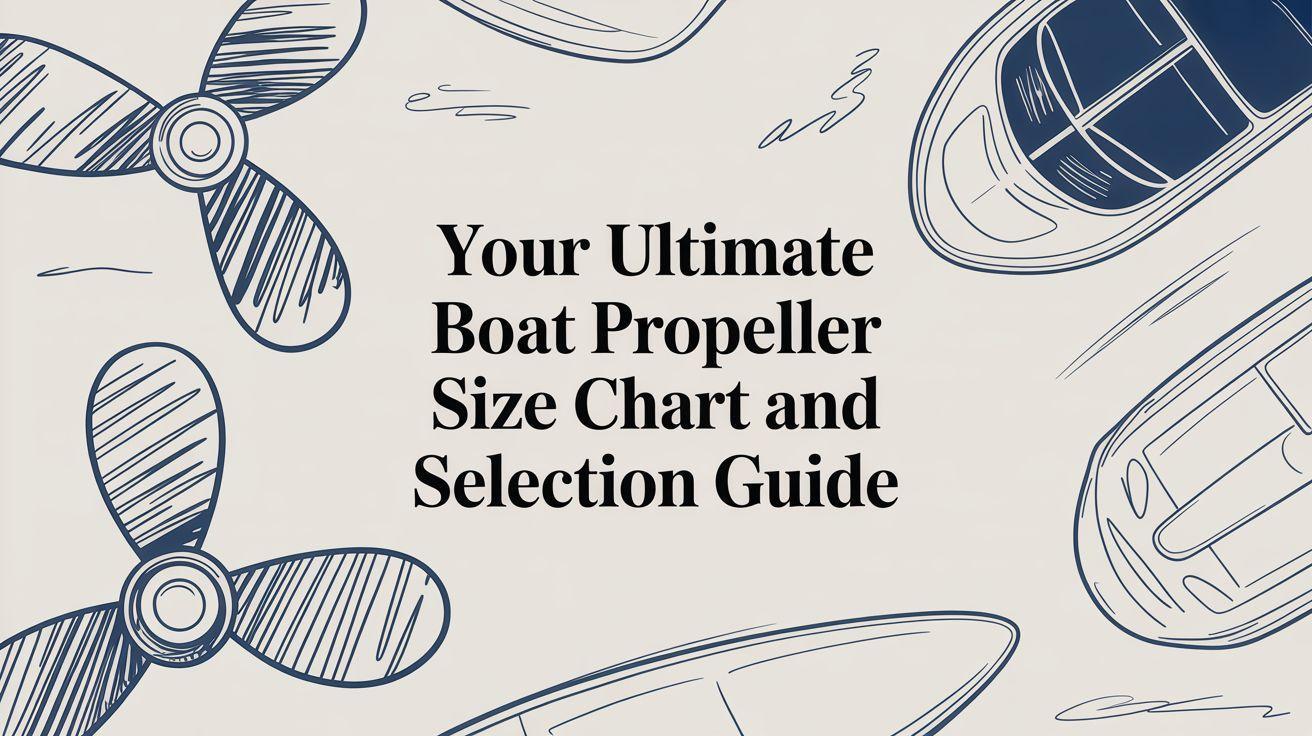 Your Ultimate Boat Propeller Size Chart and Selection Guide
